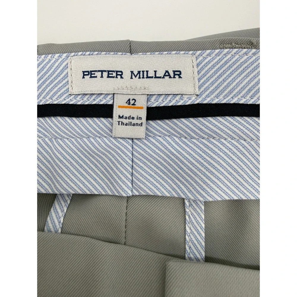 Peter Millar Shorts Mens 42 Gray Golf Performance Casual 9
